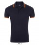 Sol's 10577 Pasadena Tipped Cotton Pique Polo Shirt