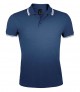 Sol's 10577 Pasadena Tipped Cotton Pique Polo Shirt