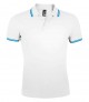 Sol's 10577 Pasadena Tipped Cotton Pique Polo Shirt