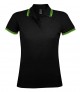 Sol's 10578 Ladies Pasadena Tipped Cotton Pique Polo Shirt