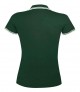 Sol's 10578 Ladies Pasadena Tipped Cotton Pique Polo Shirt