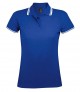 Sol's 10578 Ladies Pasadena Tipped Cotton Pique Polo Shirt