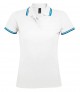 Sol's 10578 Ladies Pasadena Tipped Cotton Pique Polo Shirt