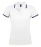 Sol's 10578 Ladies Pasadena Tipped Cotton Pique Polo Shirt