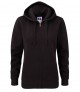 Russell 266F Ladies Authentic Zipped Hood Black