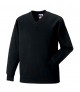 Jerzees 272B Kids V Neck Sweatshirt Black 11 - 12