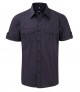 Russell Collection 919M Short Sleeve Twill Roll Shirt