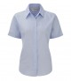 Russell Collection 933F Ladies Short Sleeve Oxford Shirt