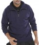 Click CLQZSS Quarter Zip Polycotton Sweatshirt