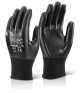 Click Nitrile Fully Coated Polyester Glove Black