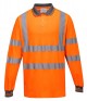 Portwest S271 Cotton Comfort Polo  L/S Orange