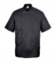 Portwest C733 Cumbria Chefs Jacket Black