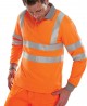 B-Seen BPKSLSEN En Iso 20471 Ls Polo Orange