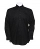 Kustom Kit Men's Long Sleeve Bar Shirt Black