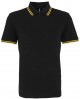 Asquith & Fox AQ011 Men's classic fit tipped polo